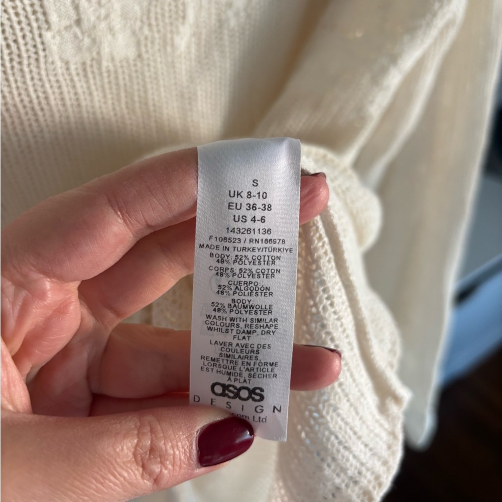 ASOS Cream Women's Top - Picture 6 of 8